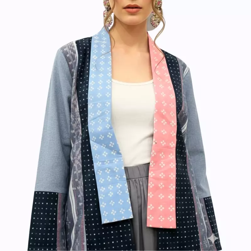 Blazer Batik Wanita - Bhatara Batik Kriya - Atasan Batik Modern Lengan Panjang