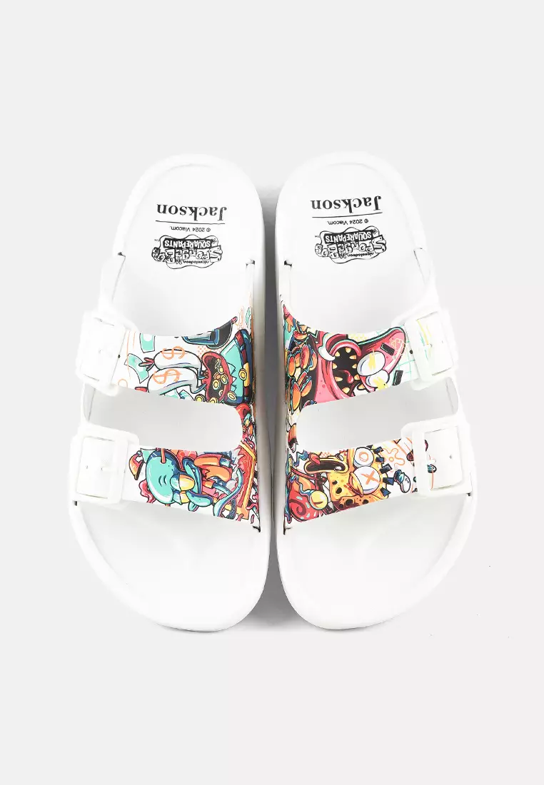 Jackson Ask SB1 Sandal SpongeBob Edition White