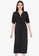 Origin by Zalora black Kimono Dress made from TENCEL™ 0598BAAFB588AFGS_4