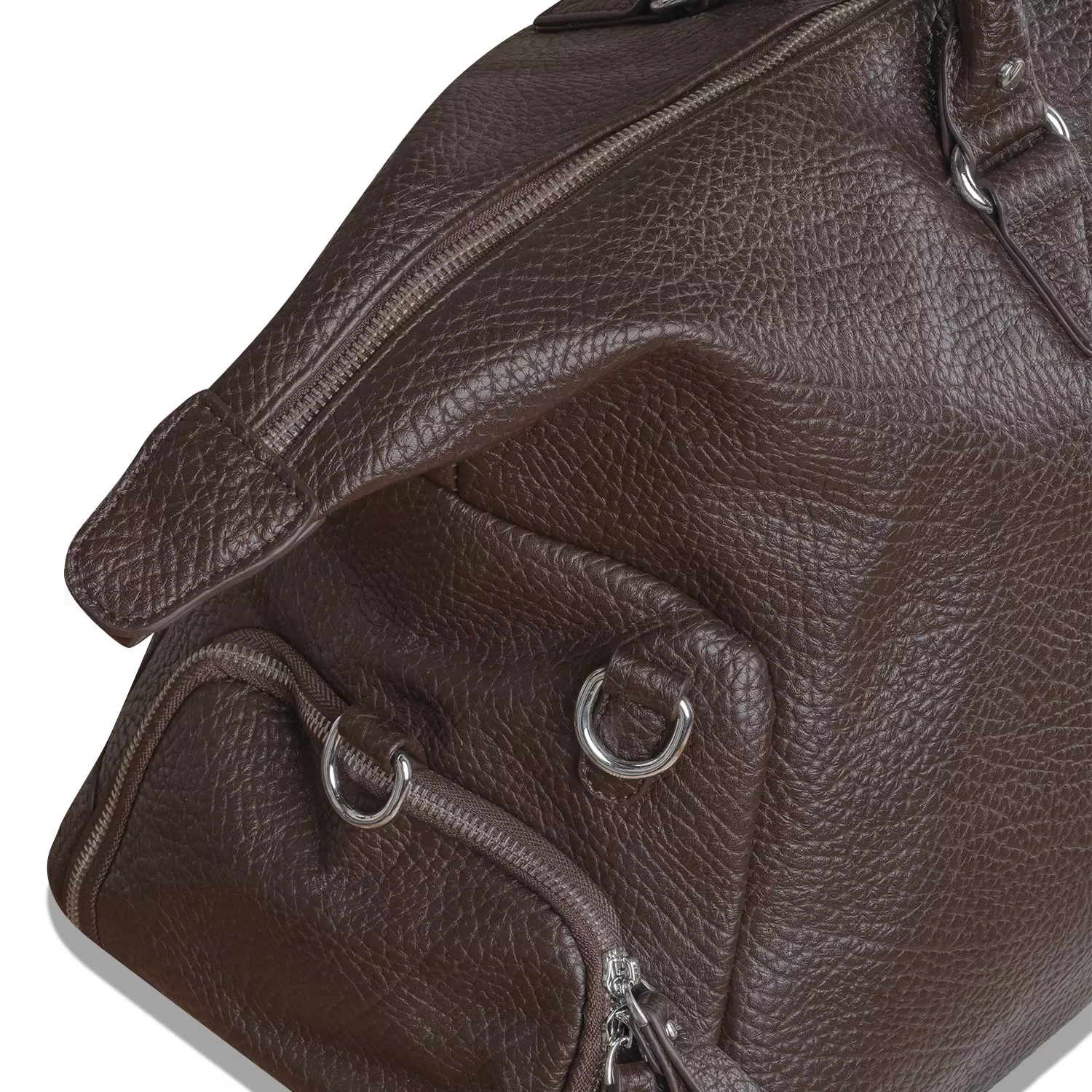 Denzel Travel Weekender Bag - Tas Travel Kulit EcoLeather