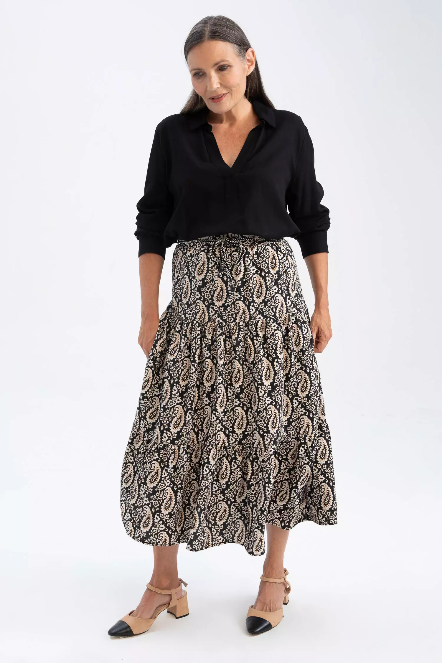 Buy DeFacto Viscose Maxi Skirt 2024 Online ZALORA Philippines