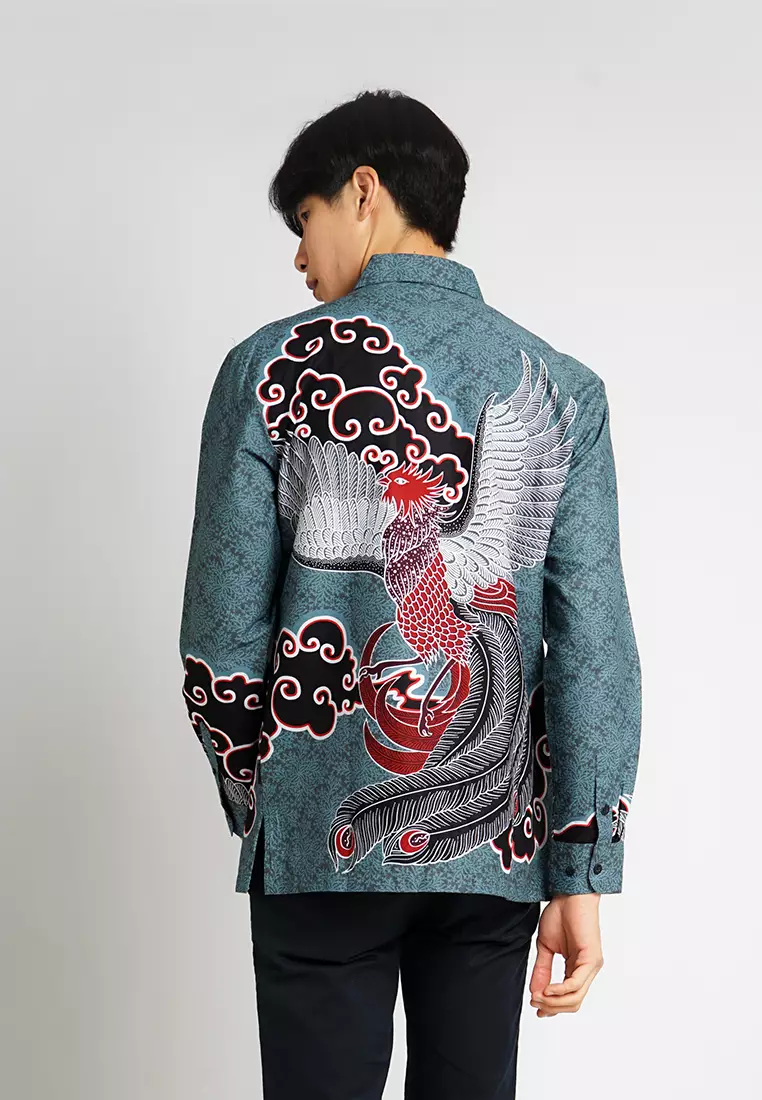 Hadinata Batik Pria Kemeja Panjang Furing Archie Ara