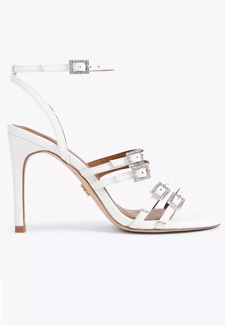 Kurt geiger hot sale white heels