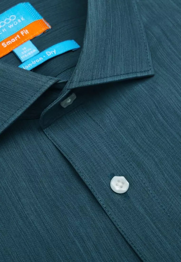Non-Iron Dry Smart Fit Dot Texture Shirt
