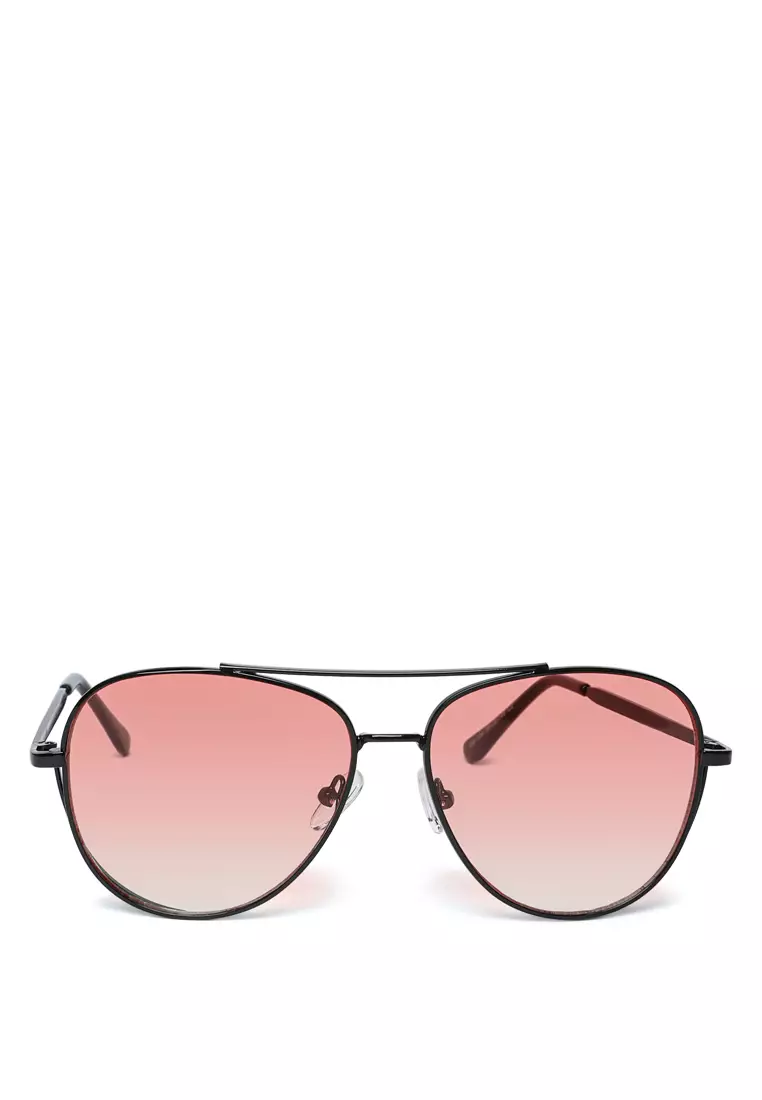 Pink tinted aviators sale