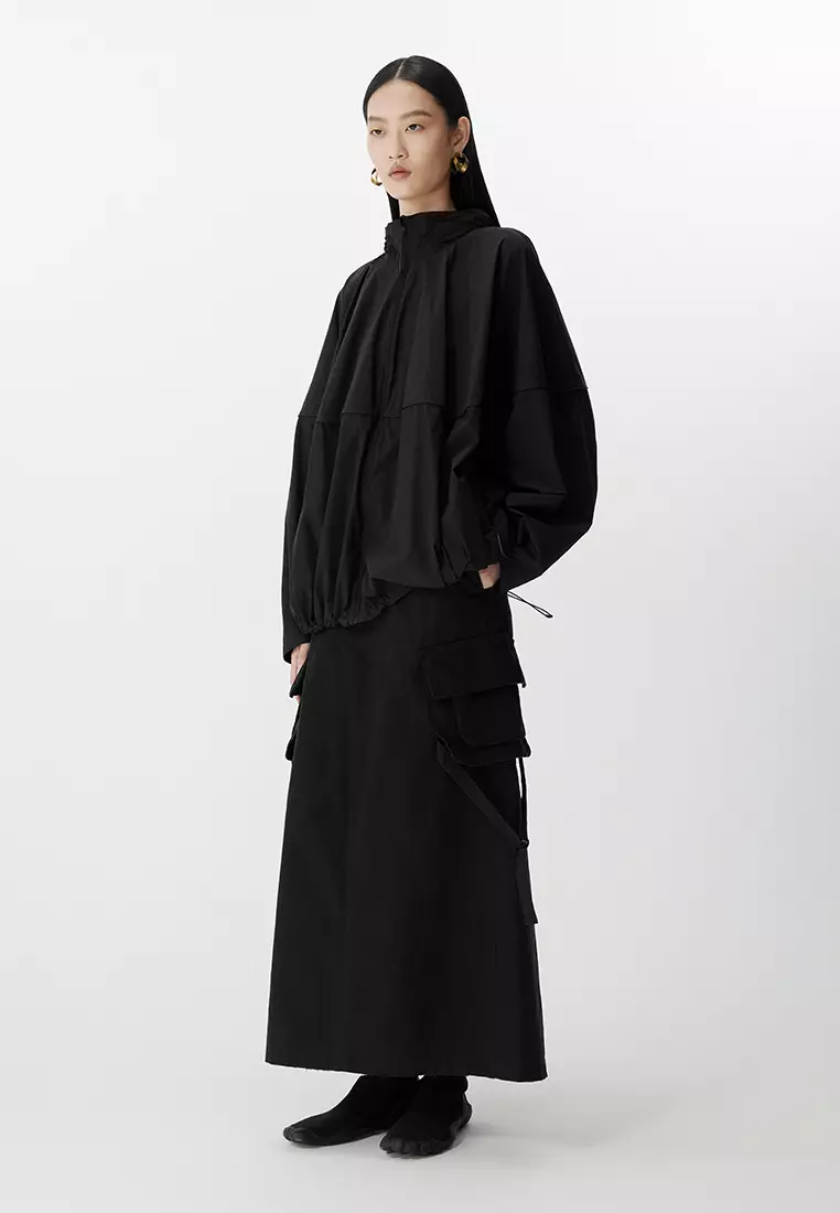 Long waist skirt with laces