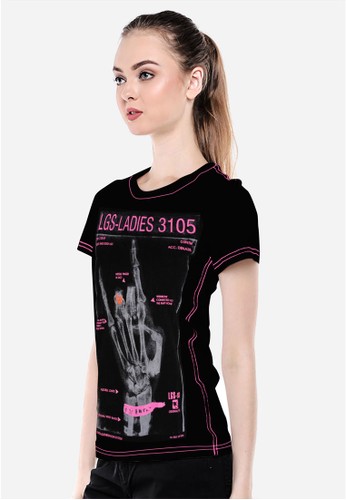 Jual LGS LGS Slim Fit Kaos  Wanita Hitam Ladies 