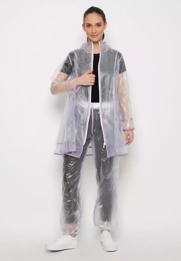 Qara Raincoat Purple