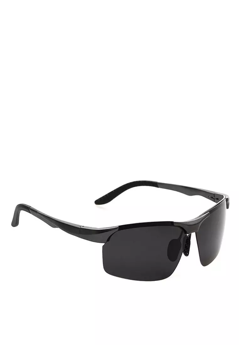 Mackenzie Kacamata Hitam Polarized Sunglasses Pria & Wanita UV Protection Frame Material Magnesium ORIGINAL - Black