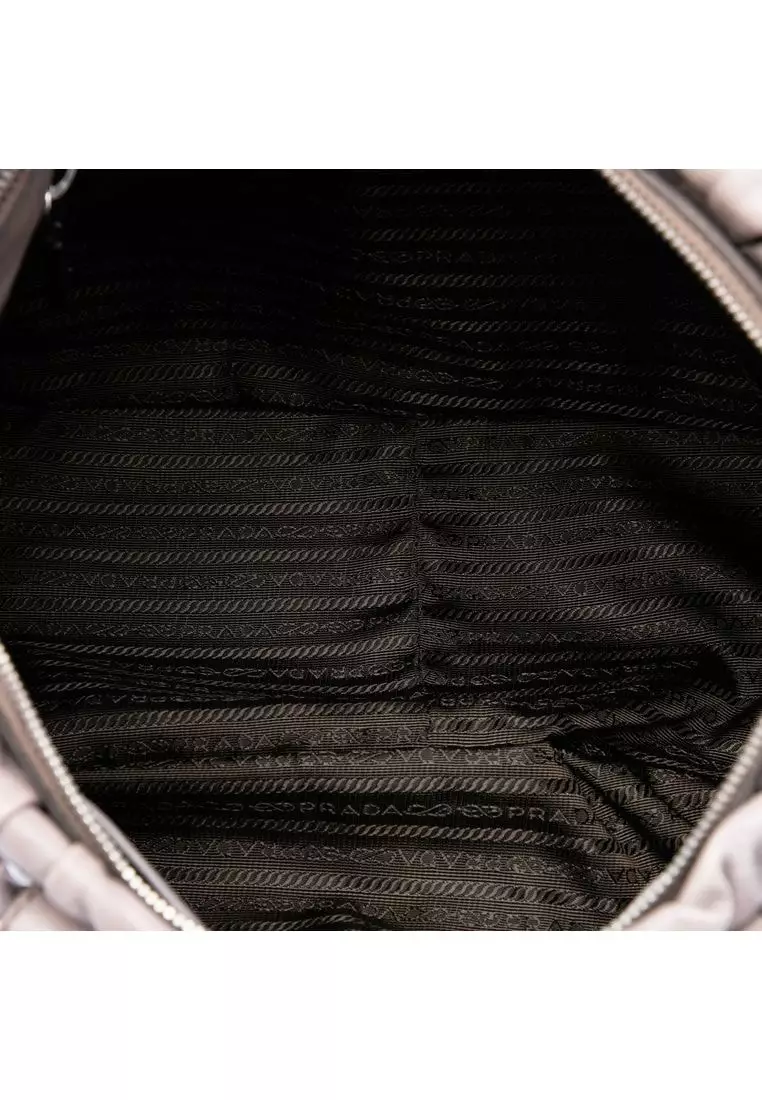 Pre-Loved Prada Nappa Gaufre Satchel
