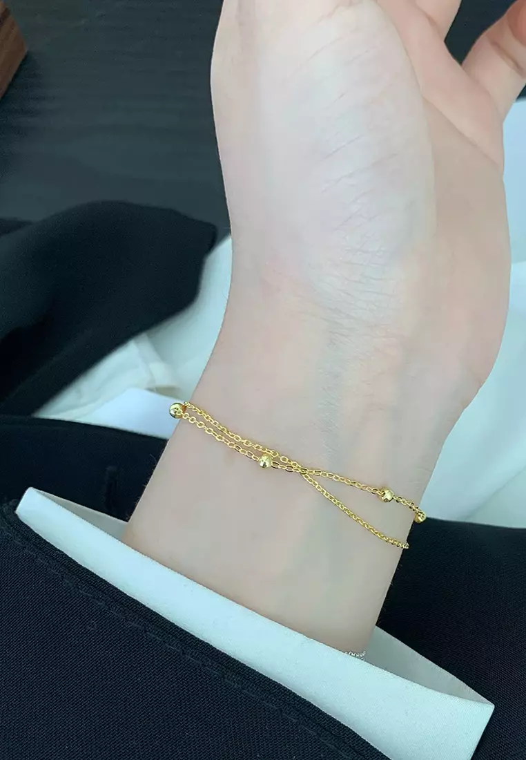 Gold hand cheap anklet
