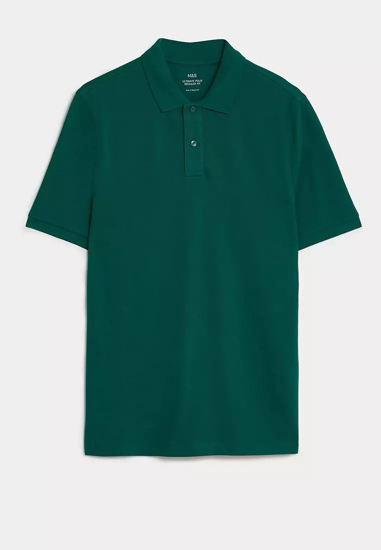 Pure Cotton Pique Polo Shirt