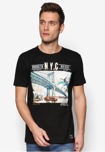 紐約大橋圖文設計TEEesprit童裝門市, 服飾, T恤