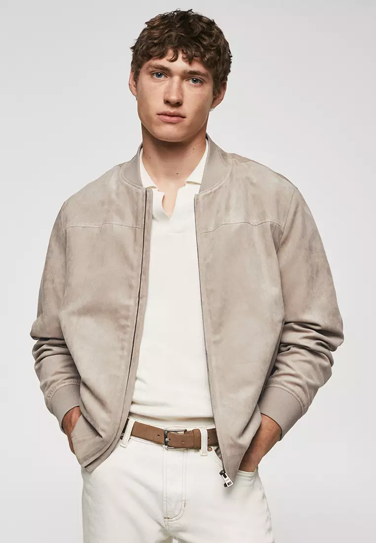 mango mens suede jacket