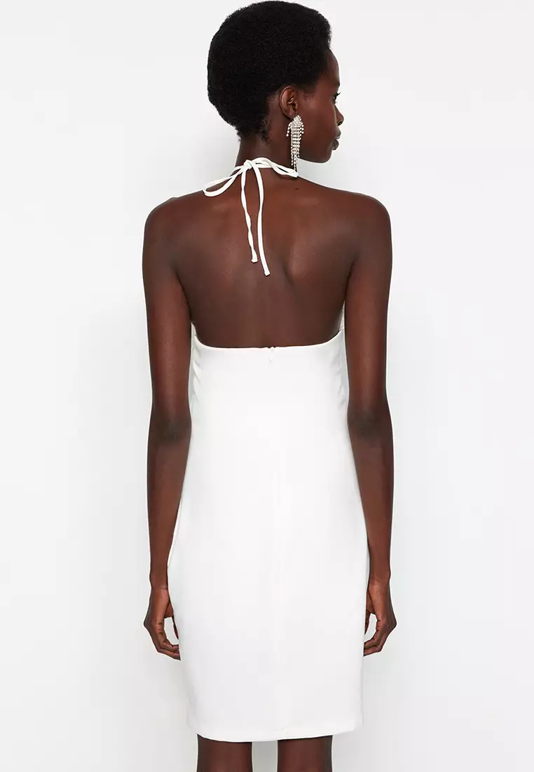 Buy Trendyol Ostrich Halter Dress Online