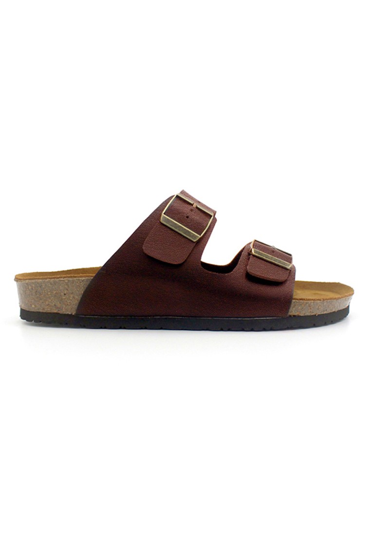 Athens - Red Leather Sandals & Flip Flops