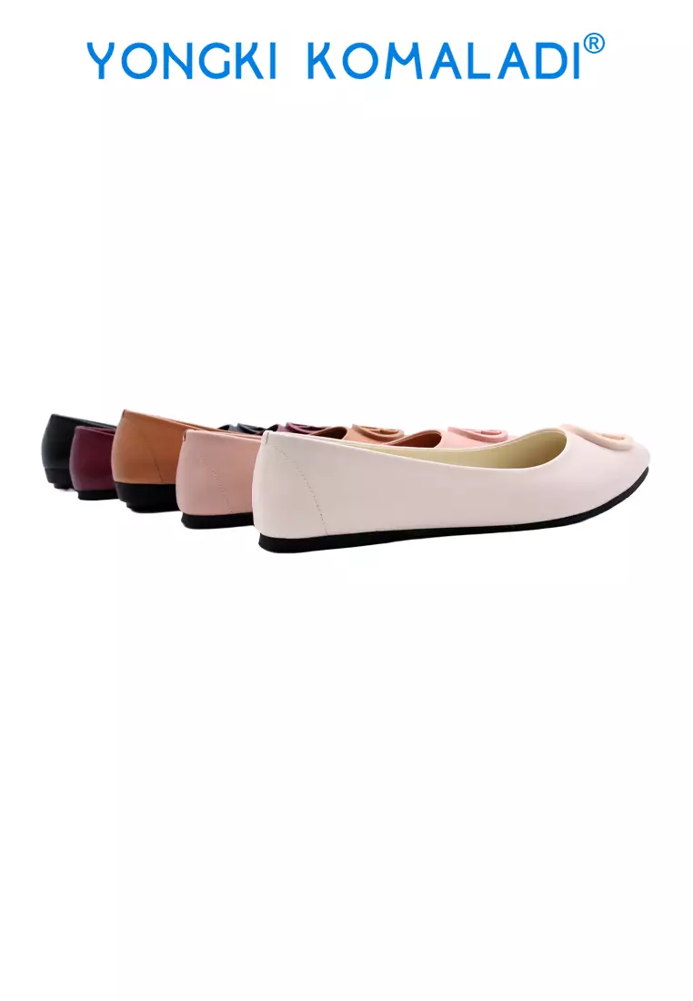 [ ORIGINAL ] YONGKI KOMALADI FLATSHOES OL-EJM-831-25R MAROON