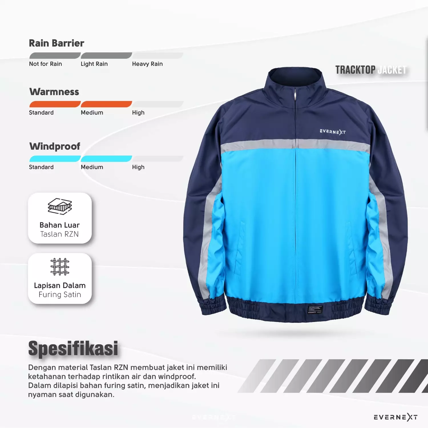 Jaket Tracktop Pria Evernext