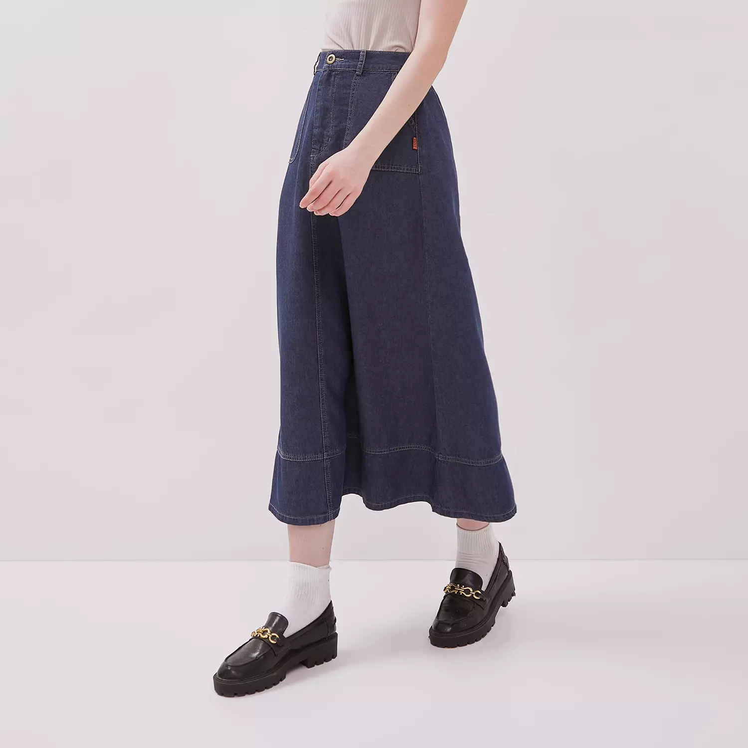 DUST Rok Denim Mauri Dark Blue TENCEL™ (D.21143)