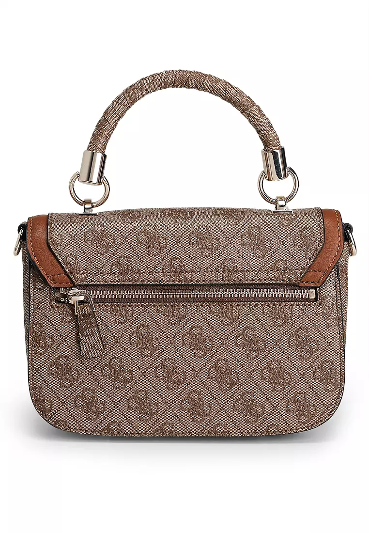 ★TOUT Y EST★ ORLINA G logo top handle flap bag HO4A3A24 GUESS Orlina Top Handle Flap, Black: Handbags: Amazon.com
