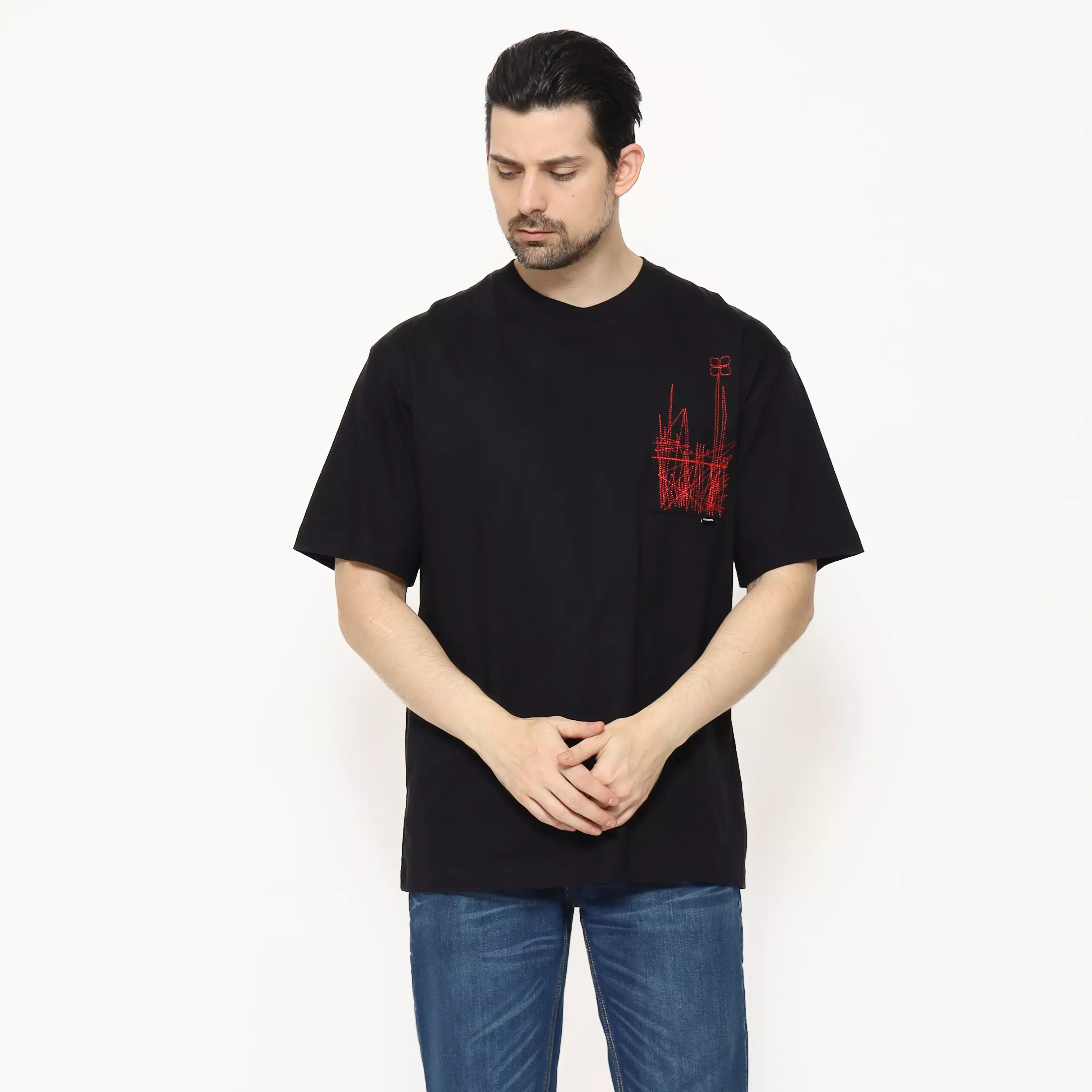 Insight Kaos lengan pendek Pria Juniper Oversize Planet Surf