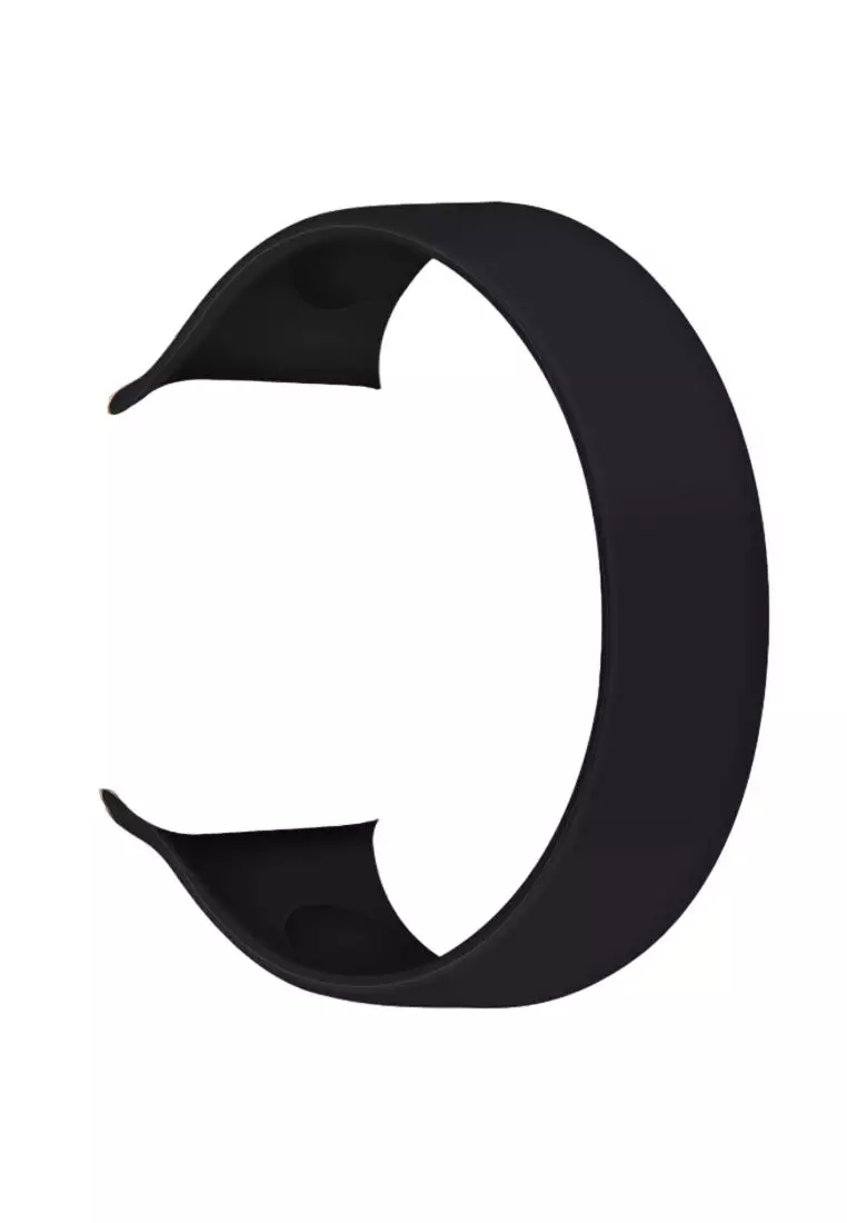 Black Silicone Apple 42MM / 44MM Strap (PHKCWATCH1173)