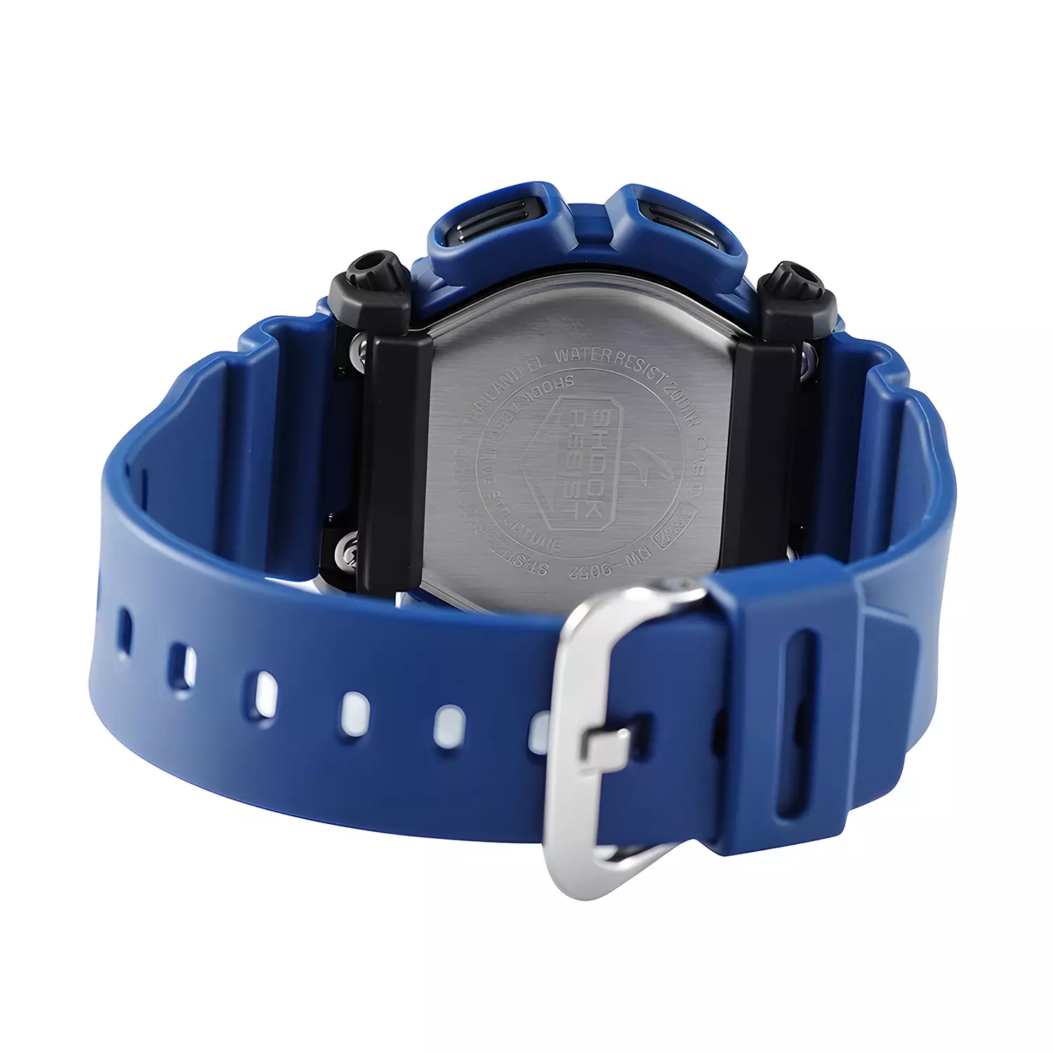 Casio G-Shock DW-9052-2V Jam Tangan Digital Pria - Blue Resin Case & Band