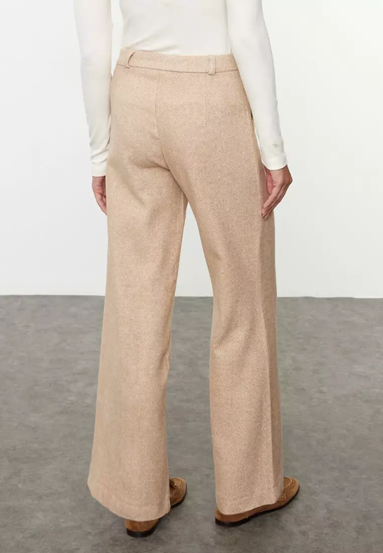 High Waist Wide Leg Trousers