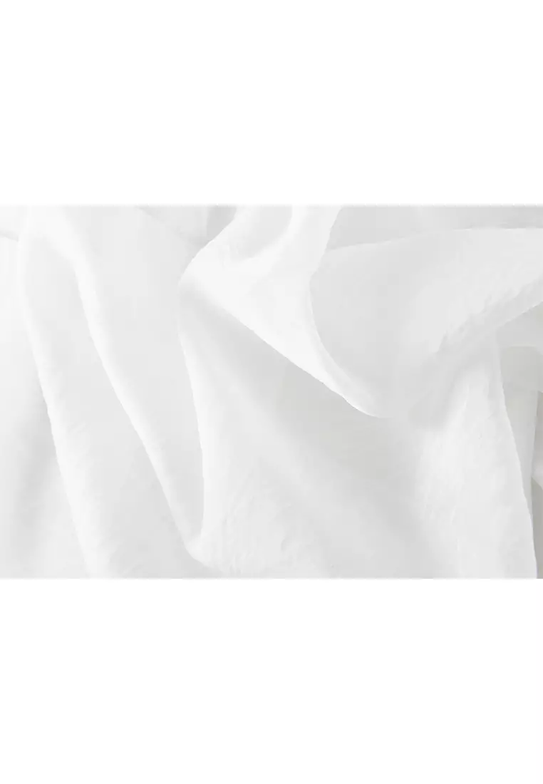 Silk Organdy A-line Maxi Skirt AF0236