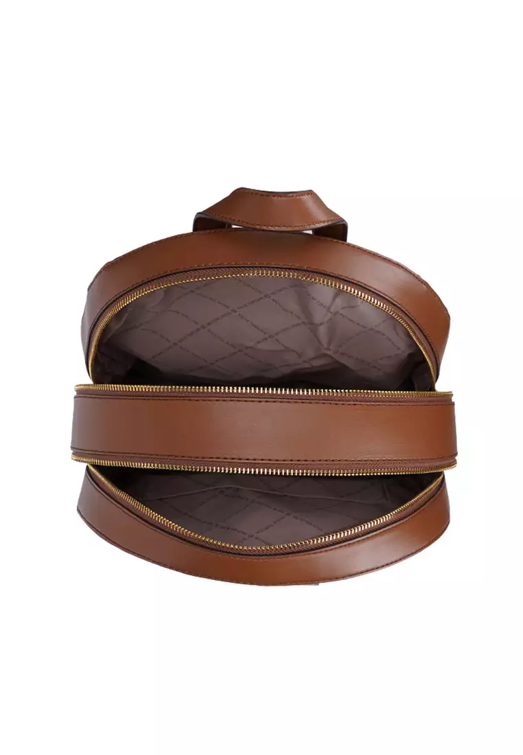 Jaycee Medium Logo Backpack In Brown 35S2G8TB7B