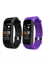 Black, purple