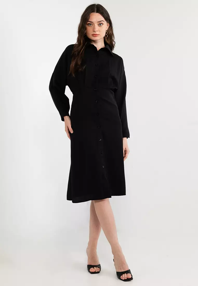 Buy Artist Chloe Fitted Shirt Dress 2024 Online ZALORA Singapore