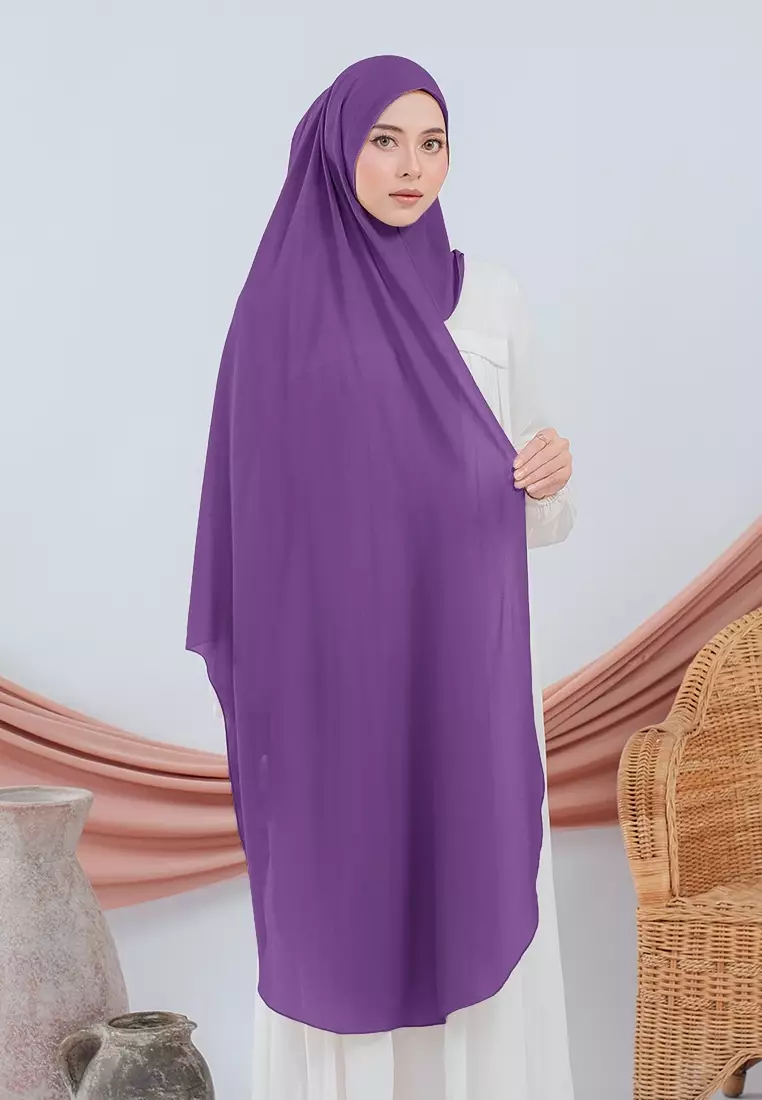 HIJAB INSTAN SABIYA - DARK PURPLE
