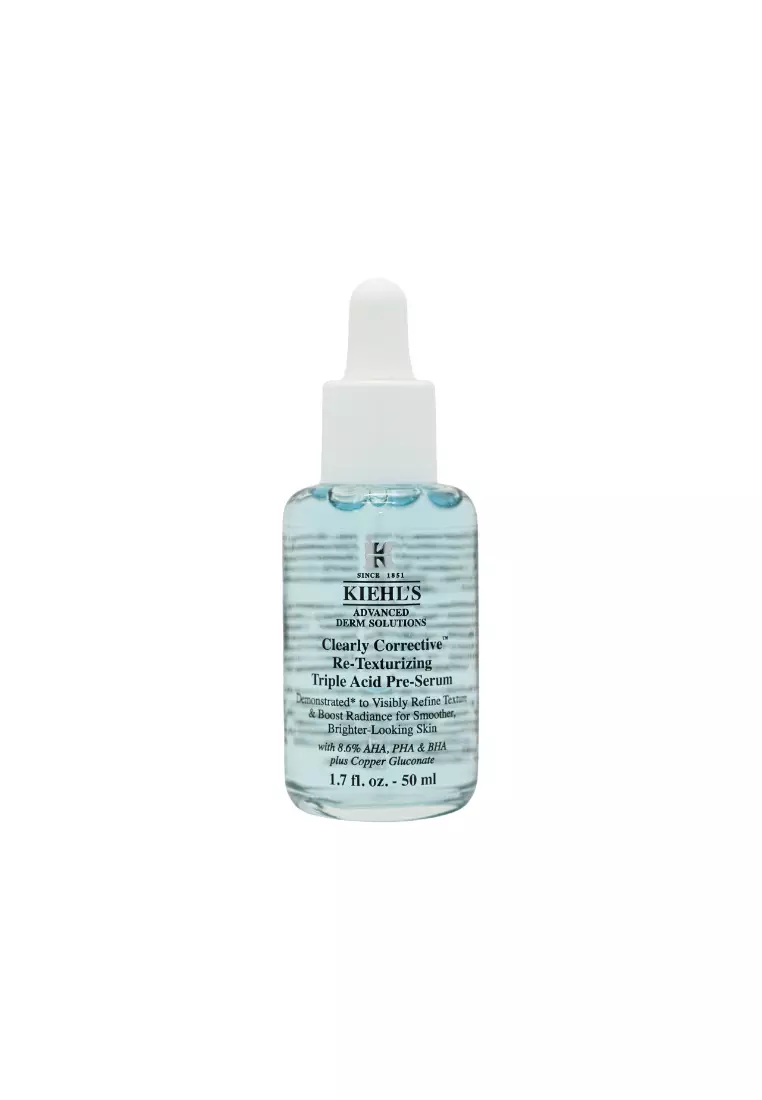 KIEHL'S Clearly Corrective™ Re-Texturizing Triple Acid Pre-Serum (50ml) 50ml