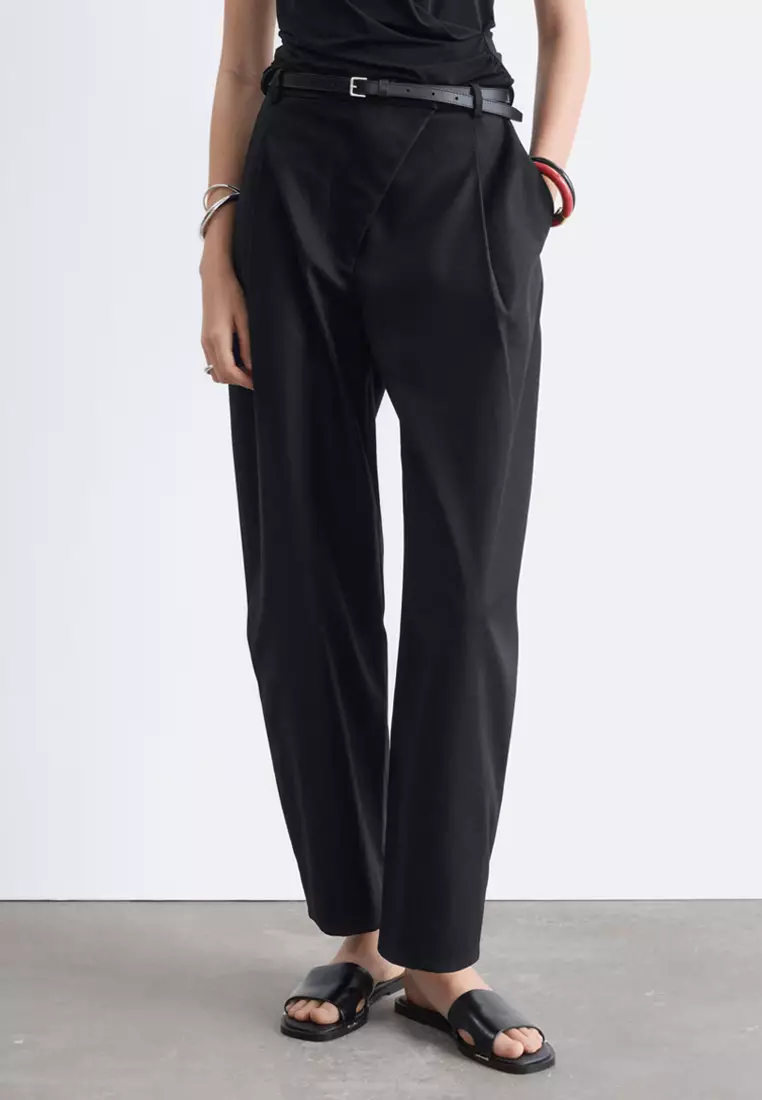Barrel-Leg Trousers