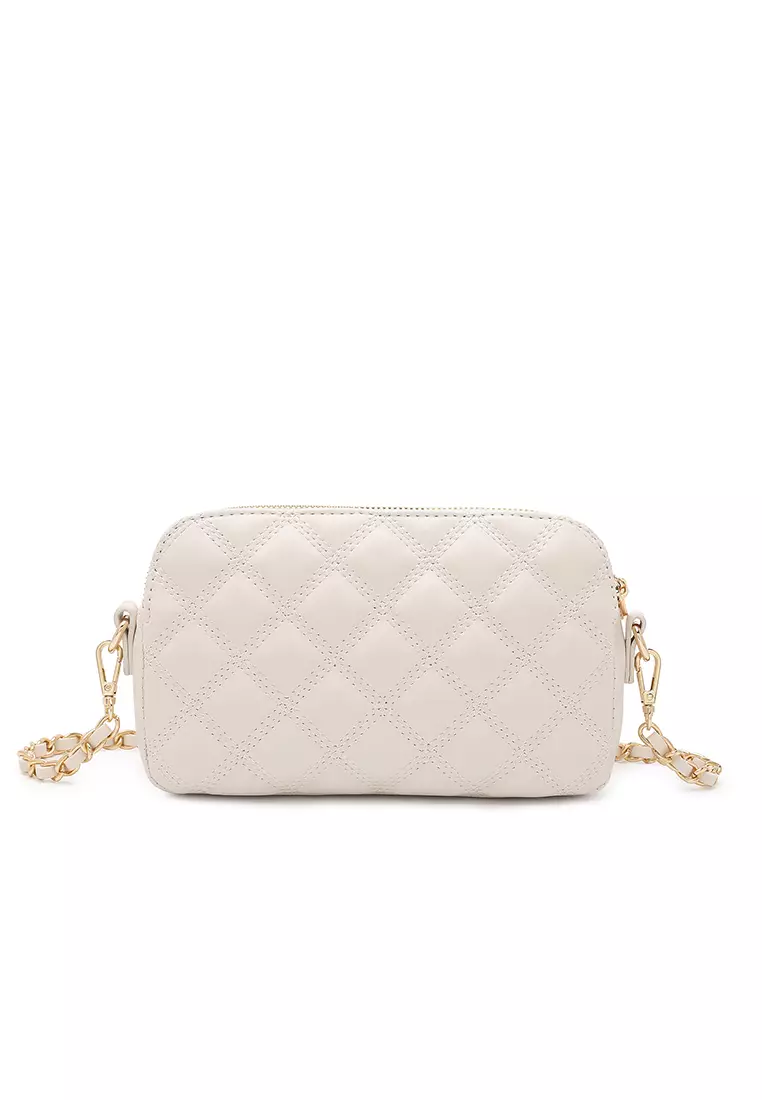 Women's Shoulder Bag / Sling Bag / Crossbody Bag (Tas Bahu / Tas Selempang Wanita) - Putih