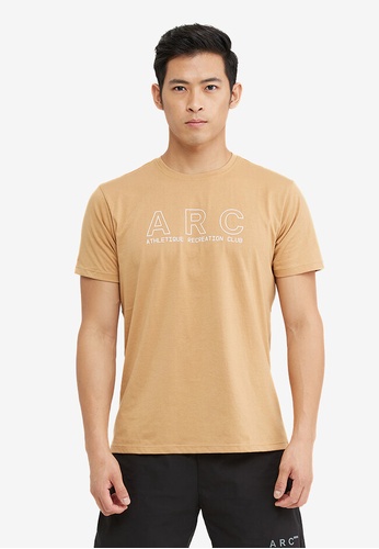 Athletique Recreation Club yellow Motion Tee Large Logo C4310AAA63FF3FGS_1