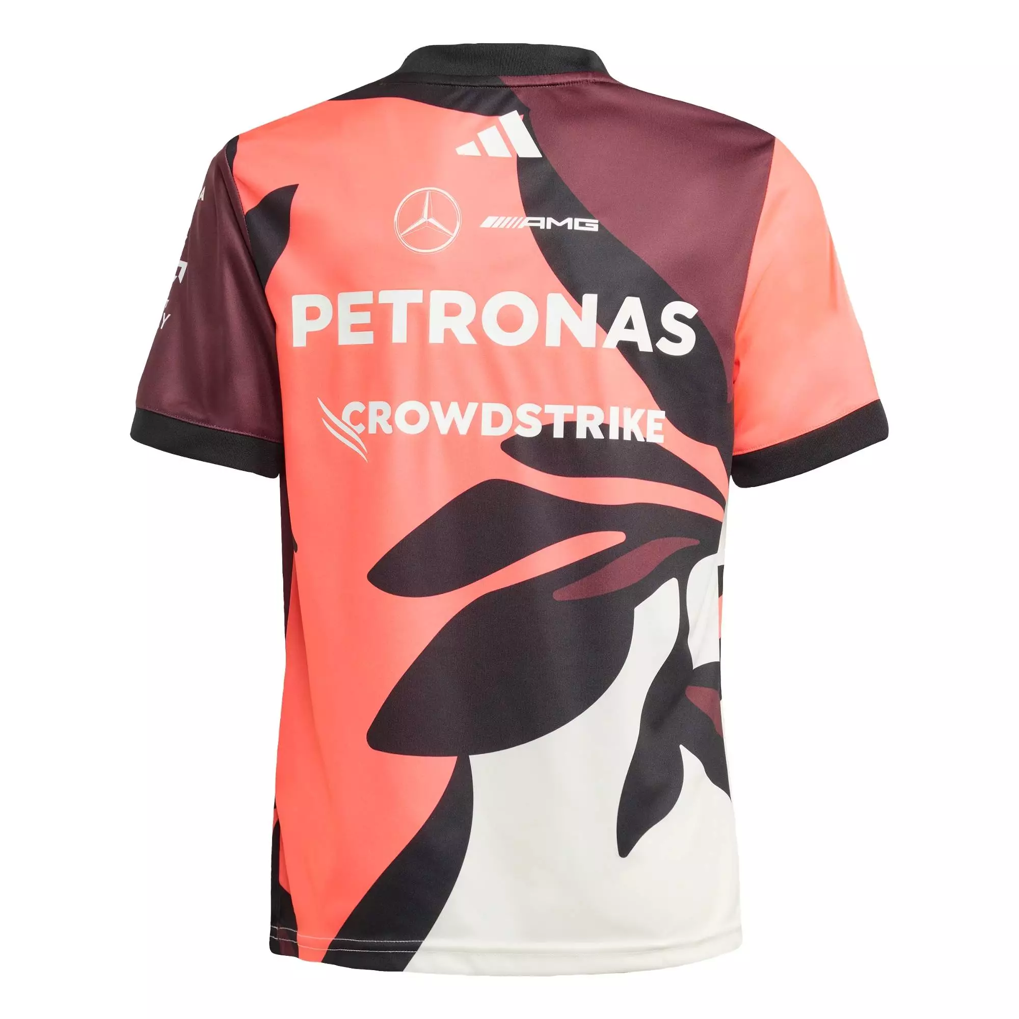 Motorsport Mercedes - AMG Petronas Formula One Team Driver Jersey Summer Pack Kids Unisex Burgundy JZ6209