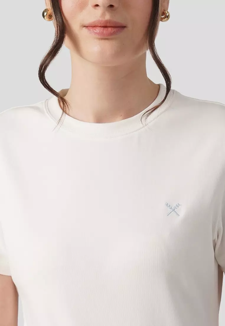 Soft Rib Crew Neck T-Shirt