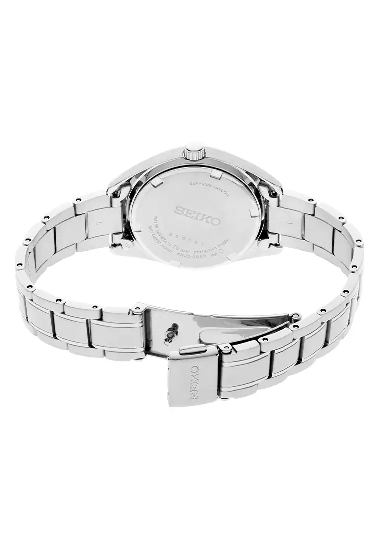 Seiko Classic Sapphire SUR533P1 - Jam Tangan Analog Wanita - Olive Green - Stainless Steel