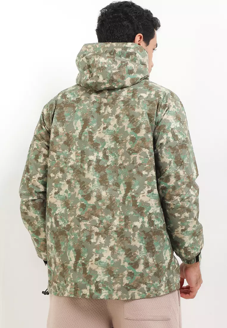 SYZLO Jaket Waterproof Outdoor Camufe - Abstract
