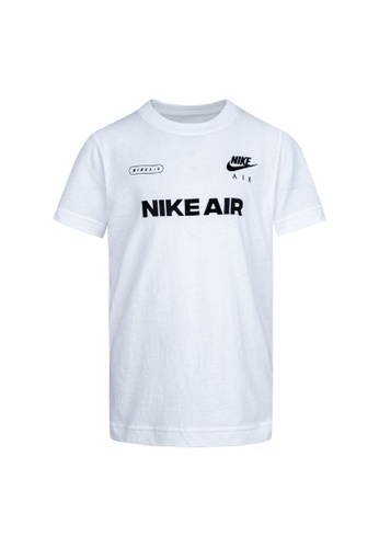 Nike white Nike Boy's Air Hook Short Sleeves Tee (4 - 7 Years) - White BF25CKA242FEA3GS_1