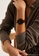 PLAIN SUPPLIES brown 18mm Stitched Leather Strap - Brown (Rose Gold Buckle) 7ACEAACCF172B3GS_2