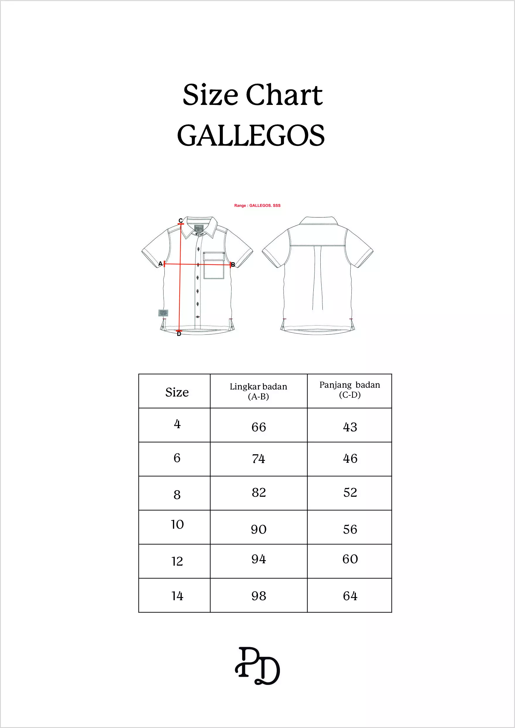 Pito Dito Boy Gallegos Kemeja Pendek Anak Army Motif Flora