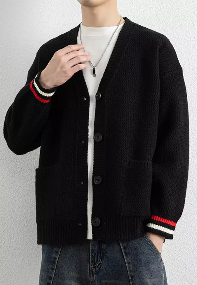 Wave Textured Knit Cardigan‌ AY-H25885