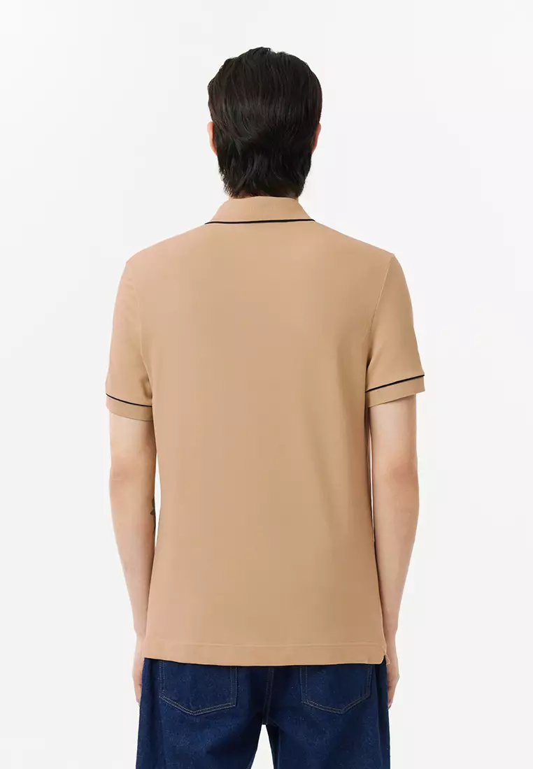 Regular Fit Paris Stretch Piqué Polo Shirt