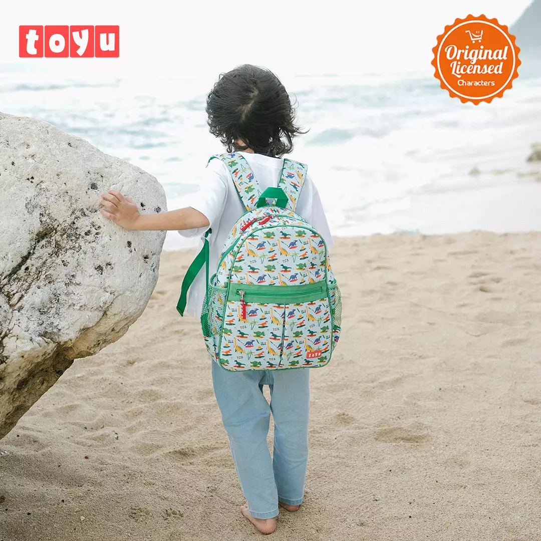 TOYU Backpack Dino Beach Bash 32 x 24 cm