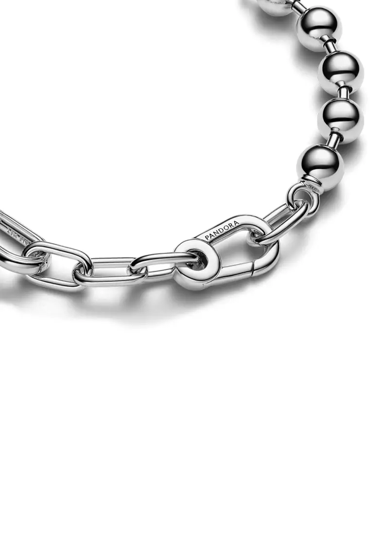 Pandora ME Metal Bead & Link Chain Bracelet