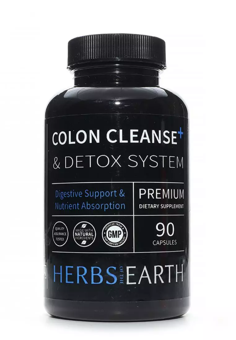 Buy Herbs of the Earth Colon Cleanse Detox System Supplement Safe and