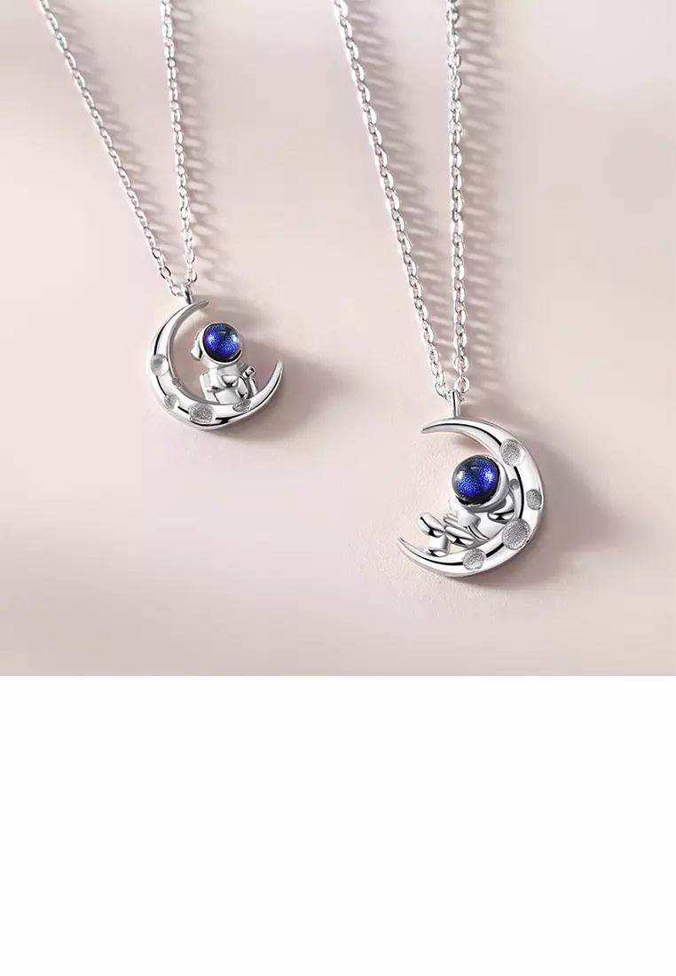 【just LoveR.】Marcel Necklace Set TwoJeys Icon Locker Necklace | Silver | SVD